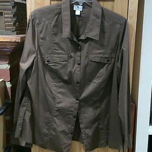 Misses sz Xl snap down shirt